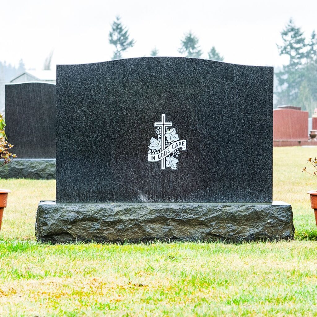 A personalized symbol on a headstone