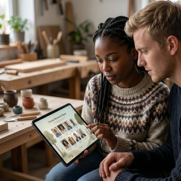 temporary headstone design